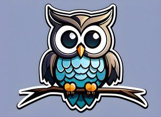 Obraz premium owl generative ai