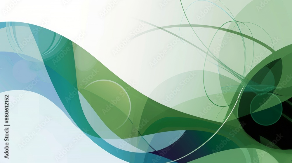 Poster graphic abstract composition of presentation background for an environemental organisation