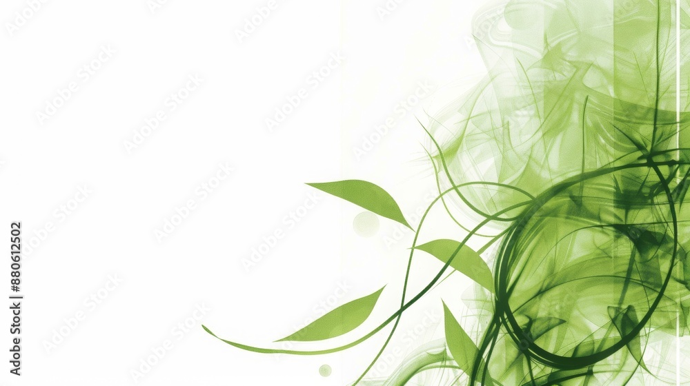 Poster graphic abstract composition of presentation background for an environemental organisation