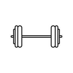 Dumbbell icon. barbell, fitness and gym icon. gym icon. vector illustration