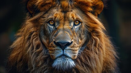 Majestic Lion Portrait