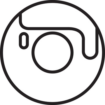 recommend clip art: Donut Icon Line Art