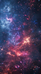 Stunning capture of colorful galaxy in space