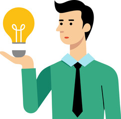 Fototapeta premium simple man illustration