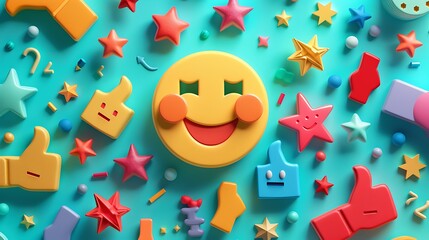 "A Vibrant Smiley Face: Embracing Joy in Every Hue"






