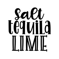 Salt tequila lime