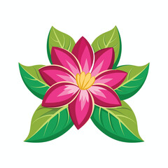 Abstract spring flower for card decor vector illustration