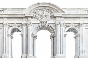 Naklejka premium Classical Architectural Archway with Ornate Detailing