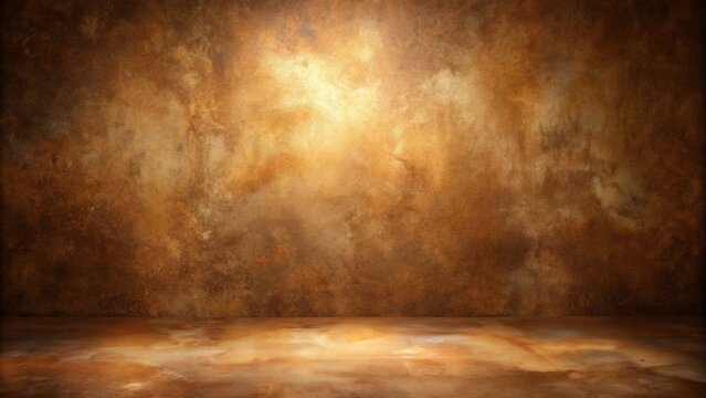 Rich brown abstract digital studio portrait backdrop with subtle texture and soft gradient, ideal for highlighting products, still life, or adding a warm ambiance.