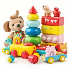 Obraz premium Children's entertainment center. Generative AI