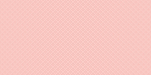 Wafer 3D strawberry flavor seamless pattern graphic illustration. Ice cream cone texture pink color background.
