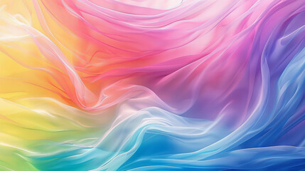 Fototapeta premium Vibrant background with flowing rainbow hues.