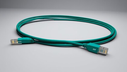 cyberspace concept cable network computer cable connect internet technology connection