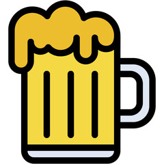 Vector Icon Beer, Drink, Beer Mug, Mug,