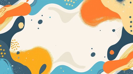 Colorful abstract background with a variety of shapes and textures. Perfect for use as a website background or for creating presentations.