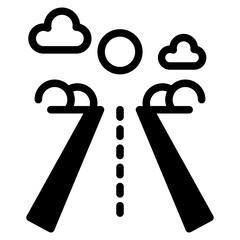 Road Icon, Vector Road Icon symbol