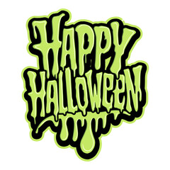 Happy Halloween typography