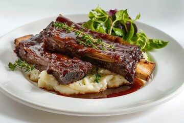 Delicious BBQ Beef Short Ribs with Granulated Onion and Garlic Seasoning
