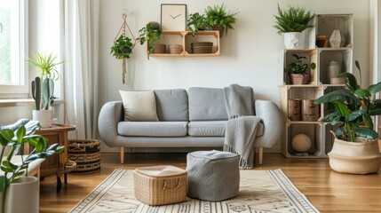 interior of living room and personal accessories. Home decor.