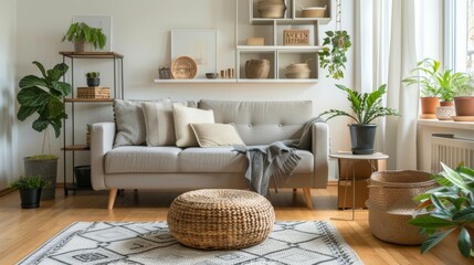 interior of living room and personal accessories. Home decor.