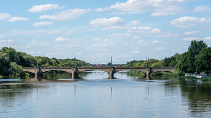 The Zeppelin Bridge  over the Elster basin in Leipzig © DZiegler
