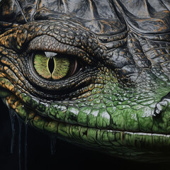 Close-Up of Crocodile