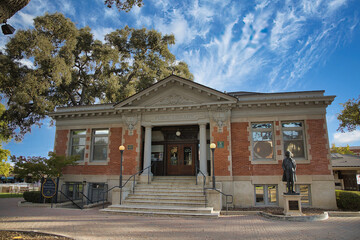 Visiting downtown Paso Robles, California, on a summer day.