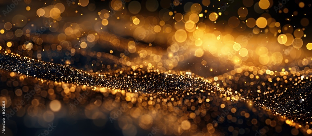 Aufkleber gold glitter abstract background with copy space image