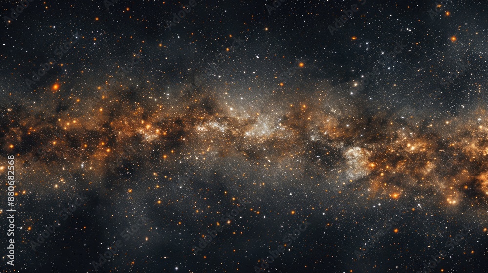 Wall mural universe background. night sky with stars and galaxies in outer space