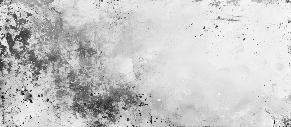 Poster black and white grunge backdrop with faded gray elements perfect for copy space image