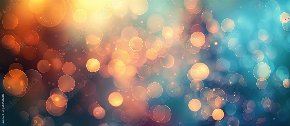 Poster Selective focus creates a soft blurred effect in this beautiful abstract background with a copy space image