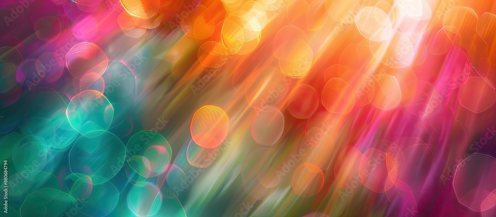 Leinwandbilder Abstract background texture with blurred light resembling colorful paper suitable for copy space image
