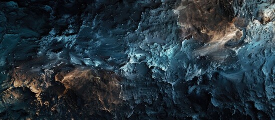 Abstract texture on dark background with copy space image