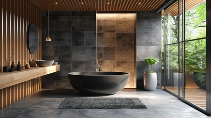 Modern Luxury Bathroom with Clean Design and Elegant Interior