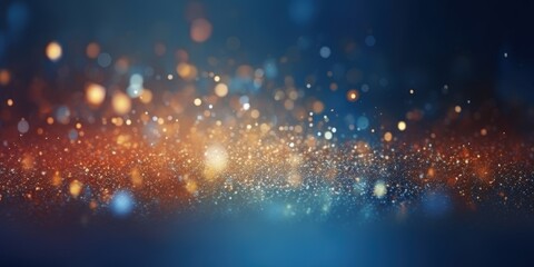 Sparkling Background with Abstract Lights