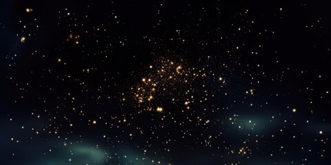 Fototapeta premium Cosmic Night Sky with Glittering Stars