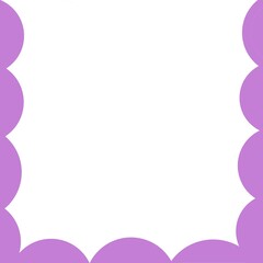 Obraz premium A pink heart-themed frame with a floral border, perfect for Valentine's Day or wedding designs