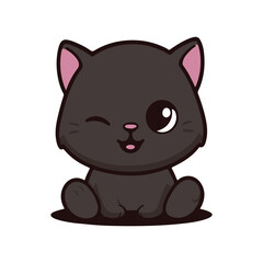 Cute Cartoon Cat