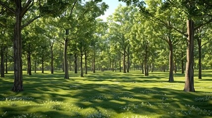 Obraz premium Serene Summer Forest