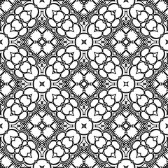 Repeat patterns.Abstract shapes from lines. Vector graphics for design, prints, decoration, cover, textile, digital wallpaper, web background, wrapping paper, clothing, fabric, packaging, cards.