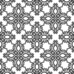 Repeat patterns.Abstract shapes from lines. Vector graphics for design, prints, decoration, cover, textile, digital wallpaper, web background, wrapping paper, clothing, fabric, packaging, cards.