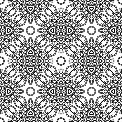 Repeat patterns.Abstract shapes from lines. Vector graphics for design, prints, decoration, cover, textile, digital wallpaper, web background, wrapping paper, clothing, fabric, packaging, cards.