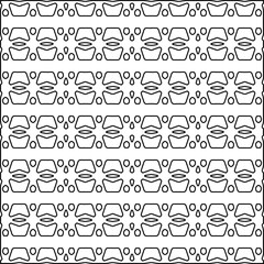 Repeat patterns.Abstract shapes from lines. Vector graphics for design, prints, decoration, cover, textile, digital wallpaper, web background, wrapping paper, clothing, fabric, packaging, cards.