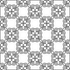 Repeat patterns.Abstract shapes from lines. Vector graphics for design, prints, decoration, cover, textile, digital wallpaper, web background, wrapping paper, clothing, fabric, packaging, cards.