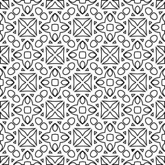 Repeat patterns.Abstract shapes from lines. Vector graphics for design, prints, decoration, cover, textile, digital wallpaper, web background, wrapping paper, clothing, fabric, packaging, cards.