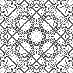 Repeat patterns.Abstract shapes from lines. Vector graphics for design, prints, decoration, cover, textile, digital wallpaper, web background, wrapping paper, clothing, fabric, packaging, cards.