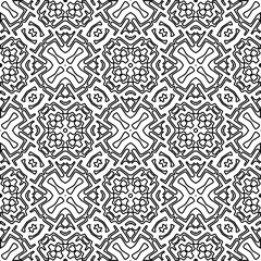 Repeat patterns.Abstract shapes from lines. Vector graphics for design, prints, decoration, cover, textile, digital wallpaper, web background, wrapping paper, clothing, fabric, packaging, cards.