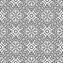 Repeat patterns.Abstract shapes from lines. Vector graphics for design, prints, decoration, cover, textile, digital wallpaper, web background, wrapping paper, clothing, fabric, packaging, cards.