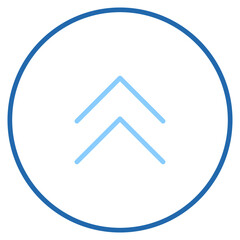 Vector Icon up chevron, arrow, sign, side