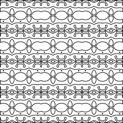 Repeat patterns.Abstract shapes from lines. Vector graphics for design, prints, decoration, cover, textile, digital wallpaper, web background, wrapping paper, clothing, fabric, packaging, cards.